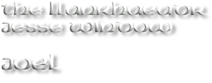 The Llanrhaeadr  Jesse window  Joel