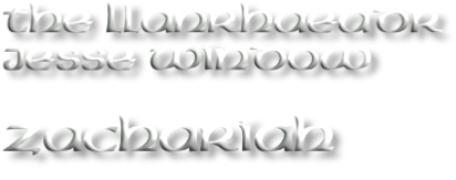 The Llanrhaeadr  Jesse window  Zachariah